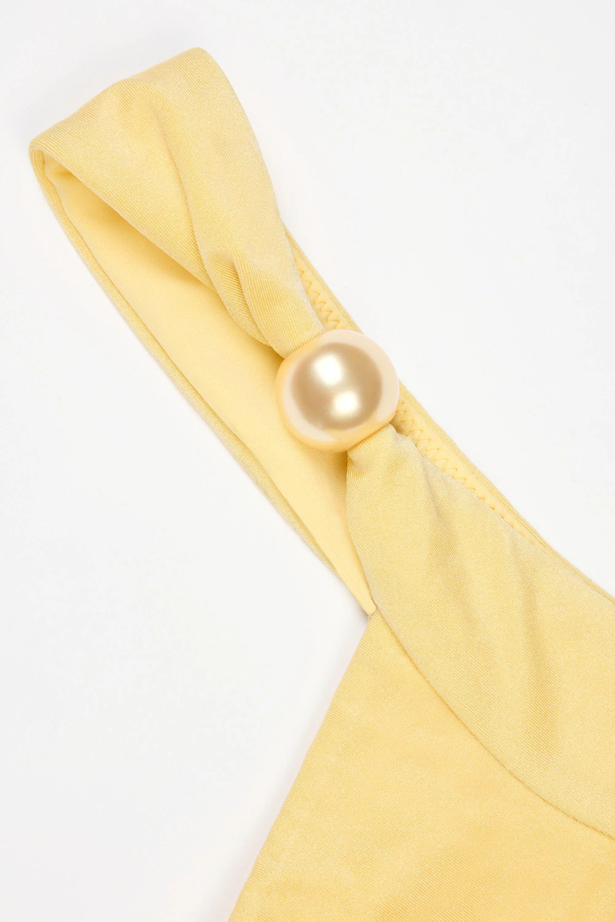 Thong Bikini Bottoms in Lemon - Image 5
