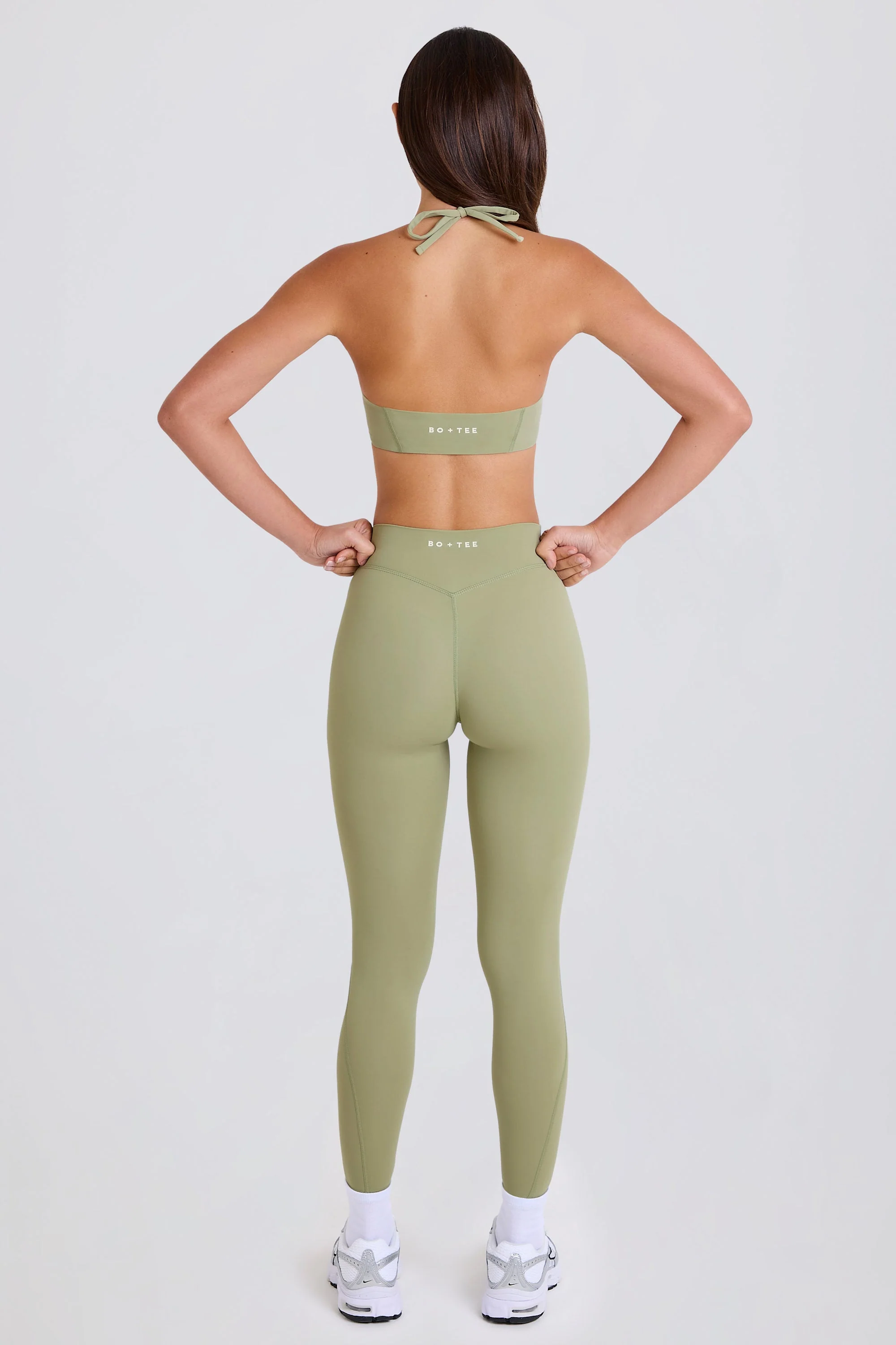 High-Waist Leggings in Matcha - Image 4