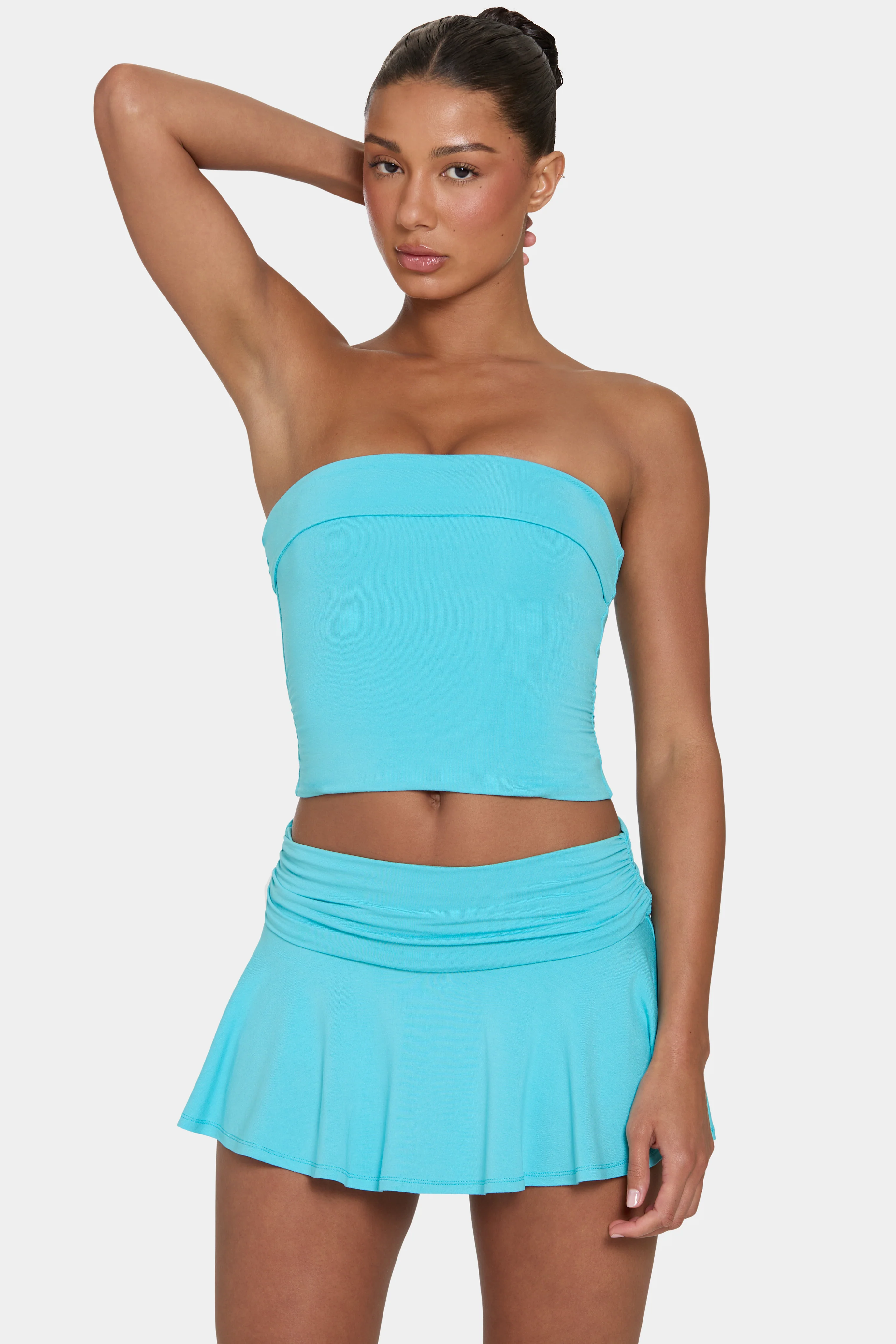 ButterCloud™ Mini Skort in Aqua - Image 5