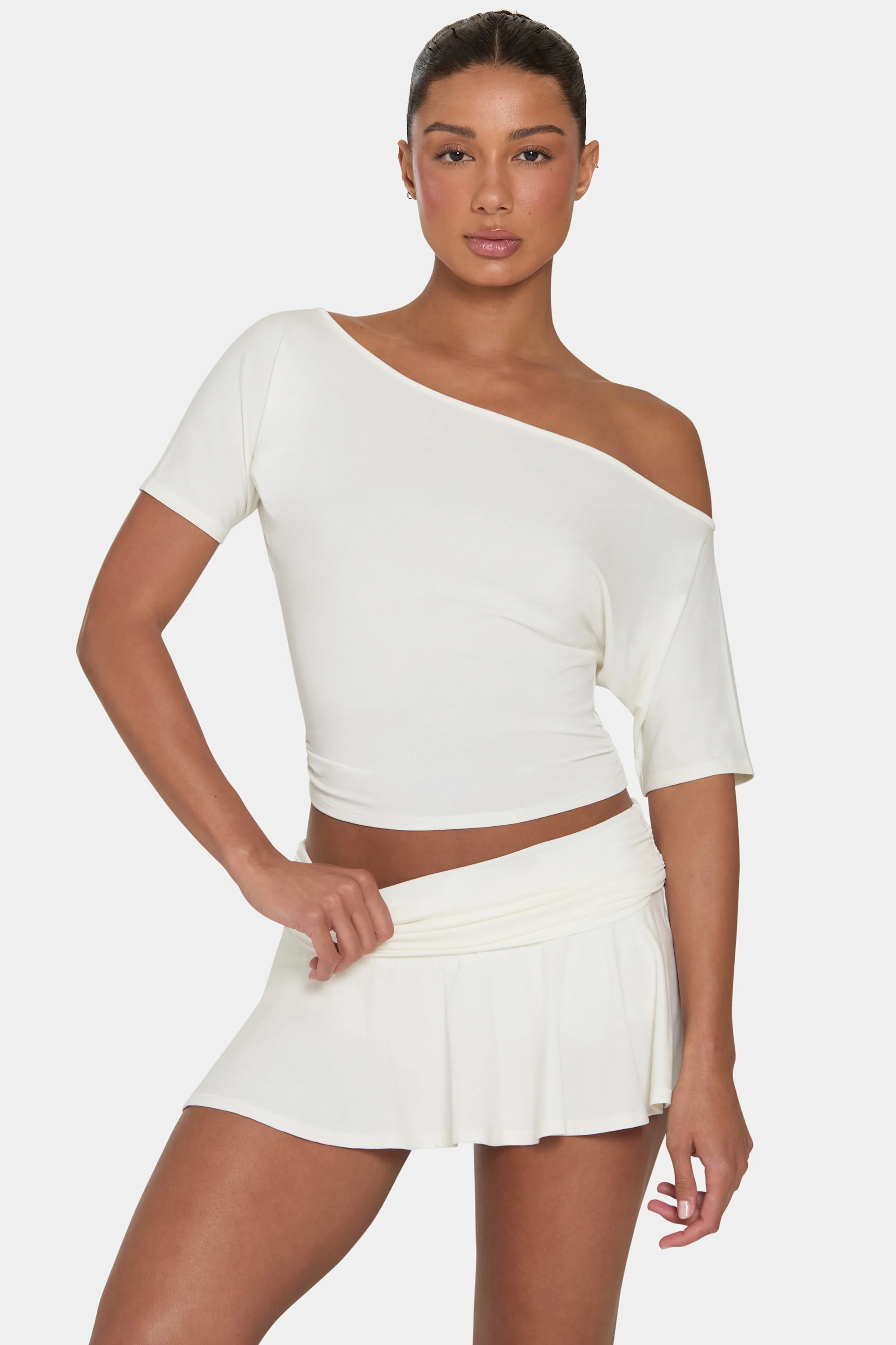 ButterCloud™ Mini Skort in Coconut - Image 5