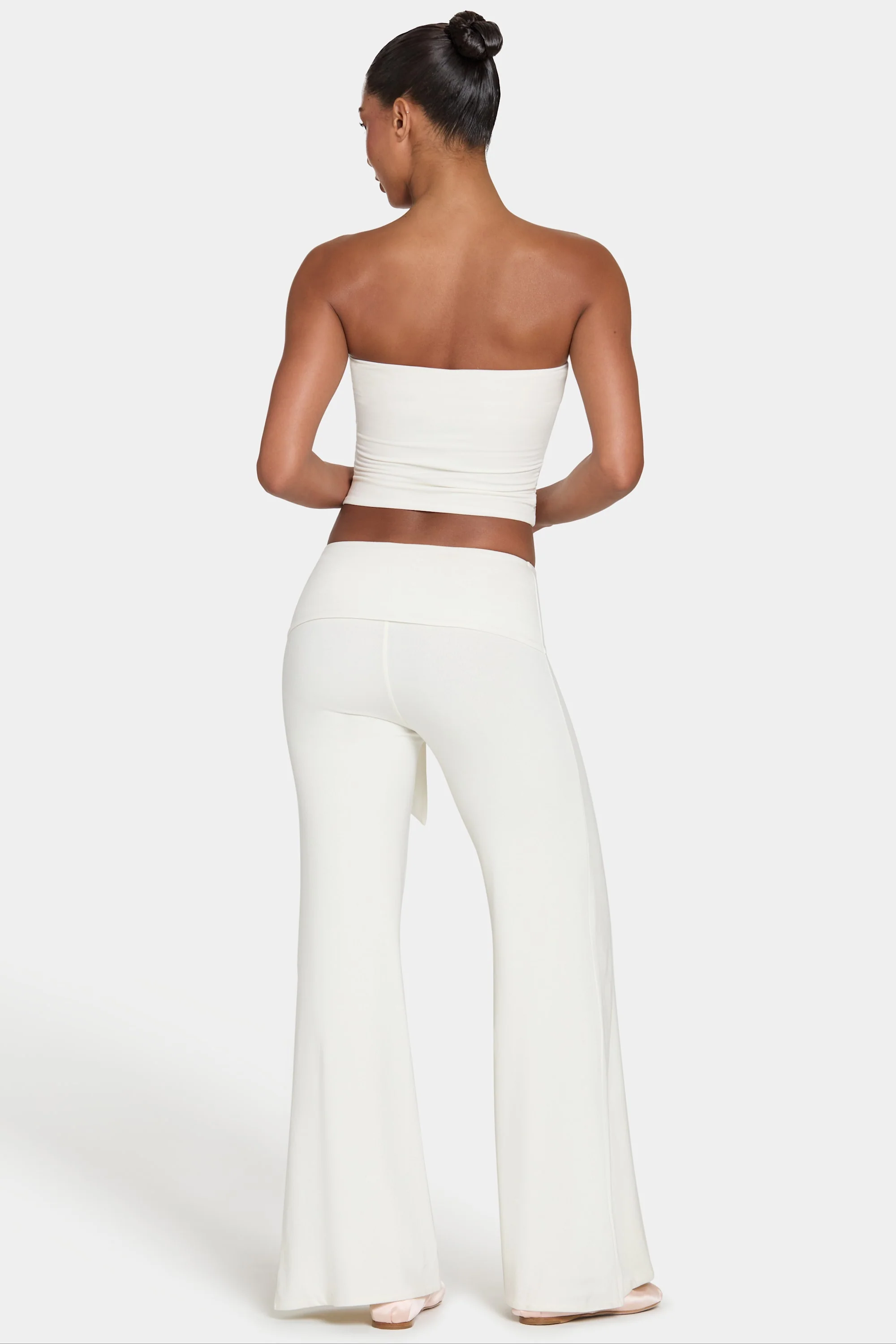 ButterCloud™ Tie-Waist Wide-Leg Trousers in Coconut - Image 2