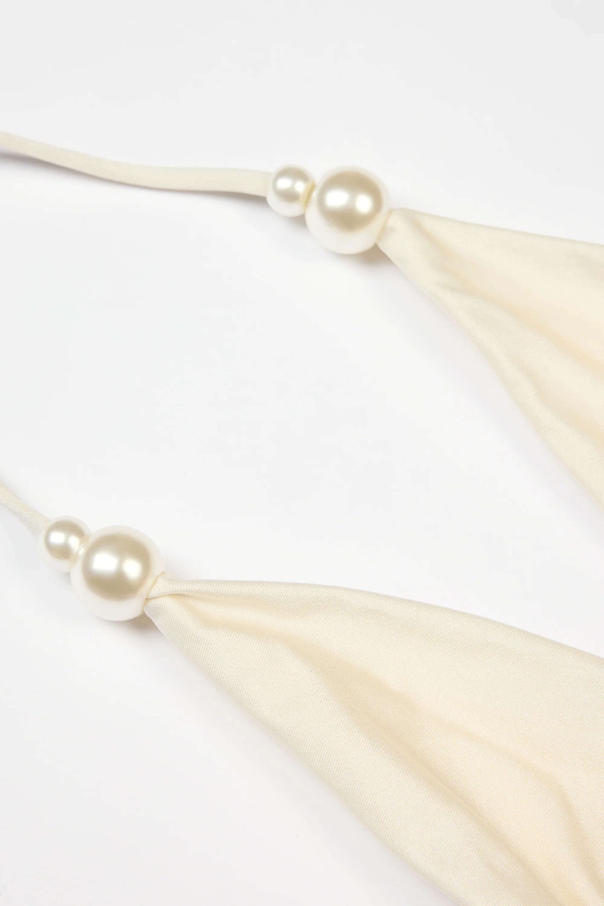 Halterneck Thong Swimsuit in Pearl - Image 6