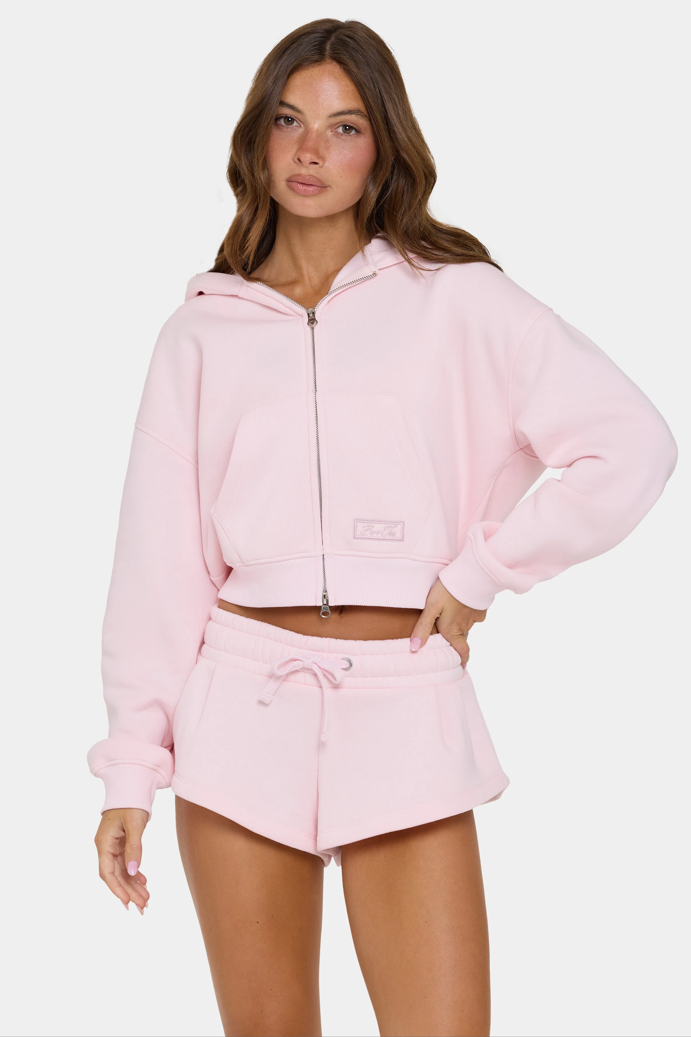 Mid-Rise Mini Shorts in Sorbet - Image 4