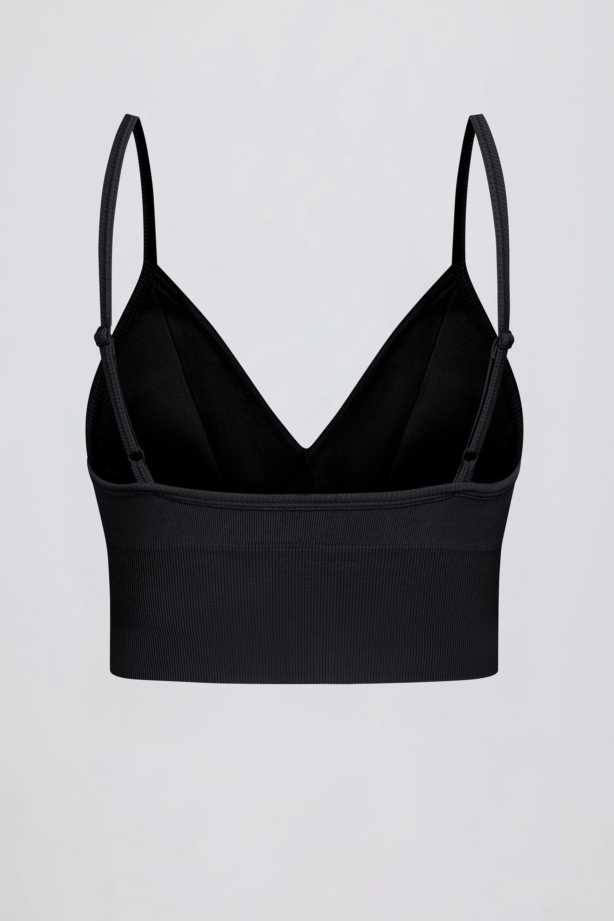 Define Luxe V-Neck Sports Bra in Black - Image 18