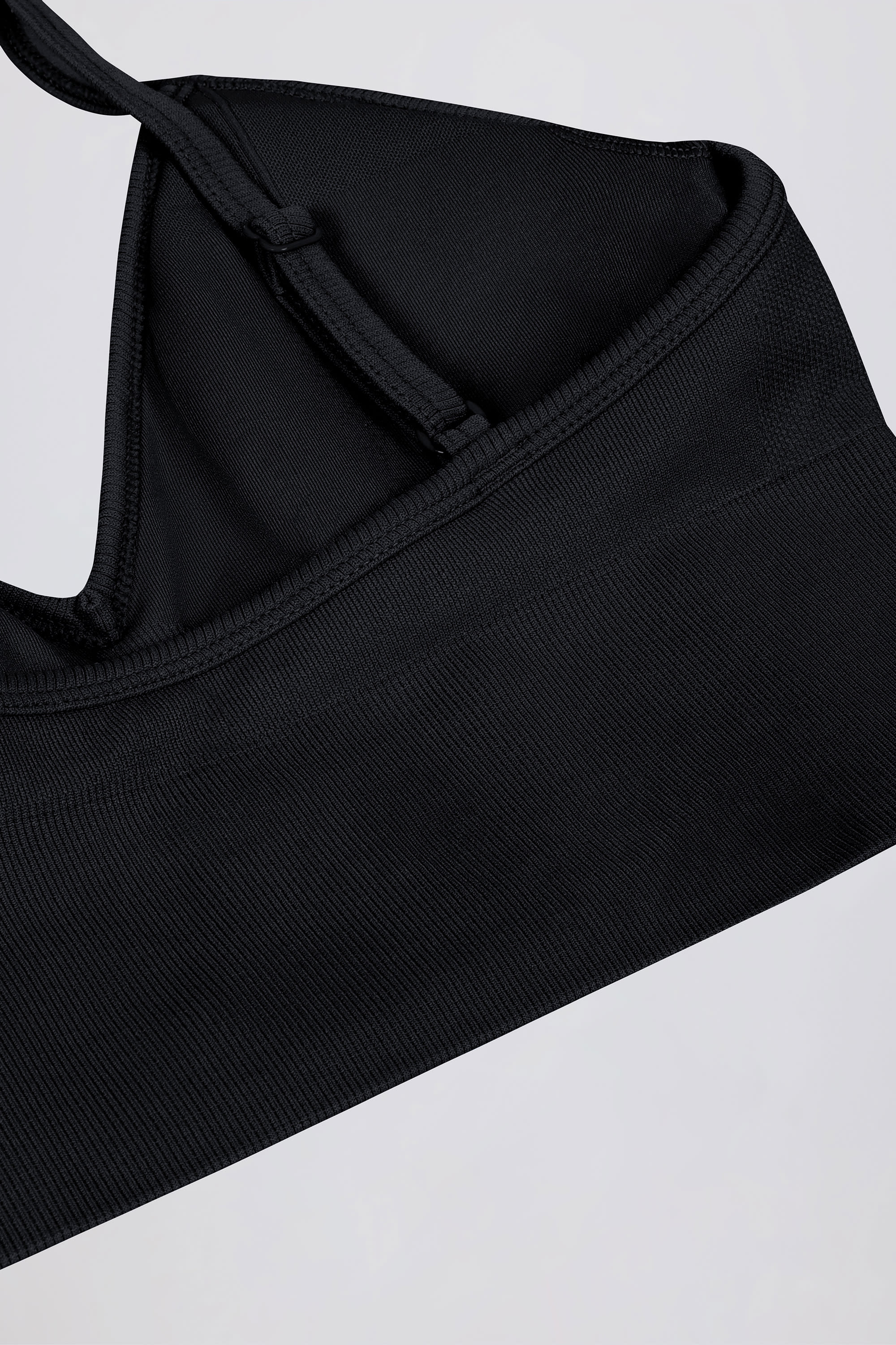 Define Luxe V-Neck Sports Bra in Black - Image 20