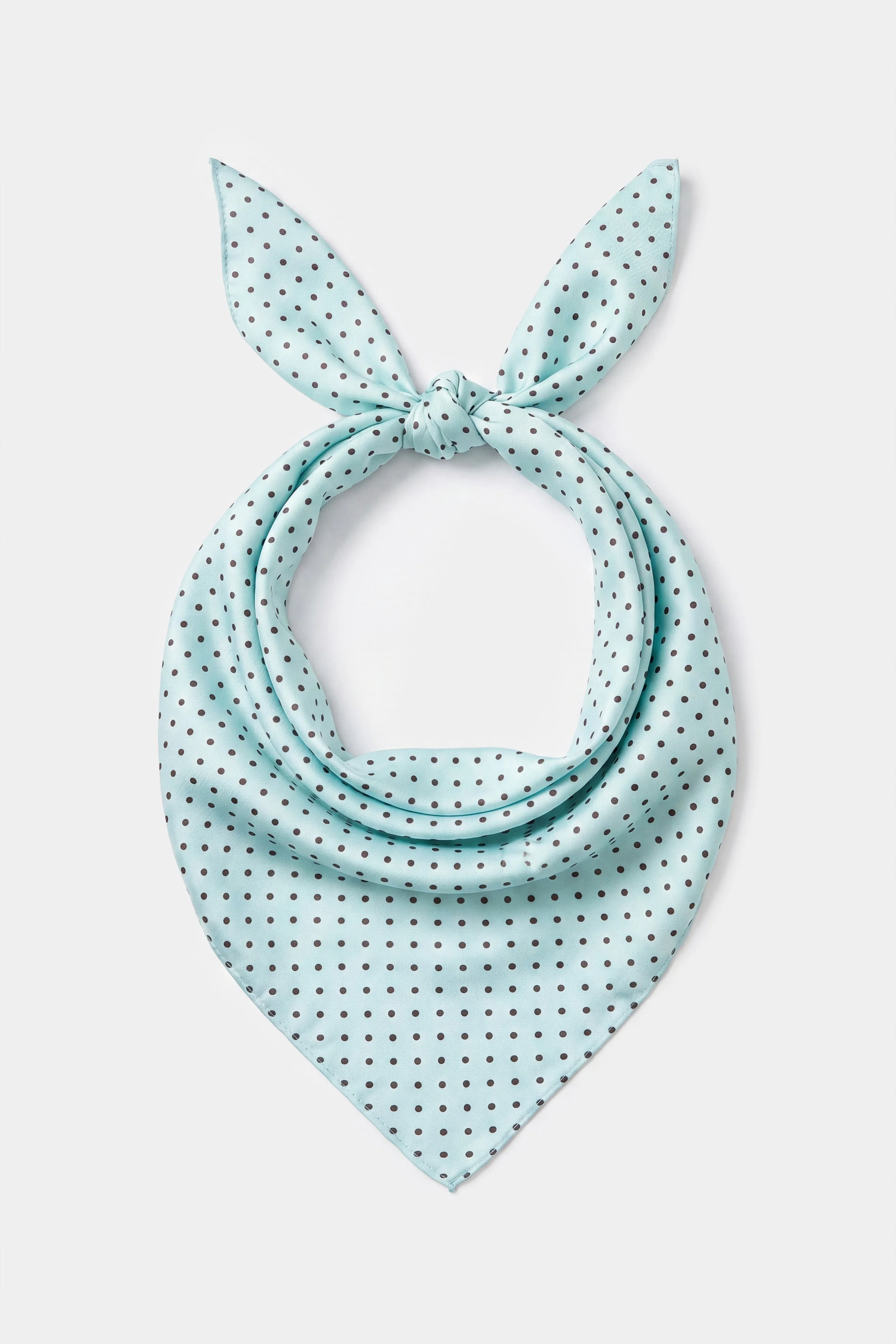 Satin Multi-Way Scarf in Mint Chip - Image 2
