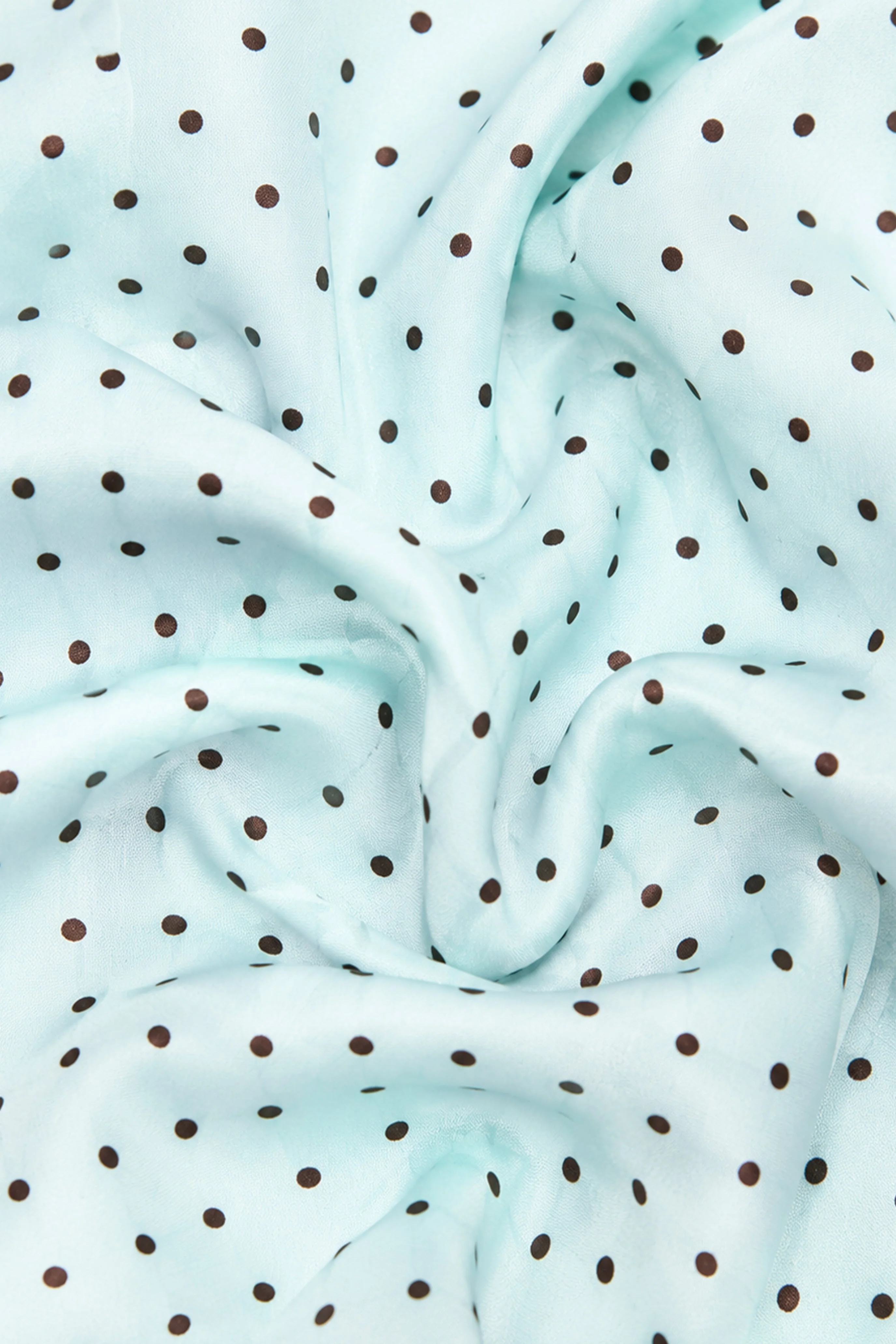 Satin Multi-Way Scarf in Mint Chip - Image 4