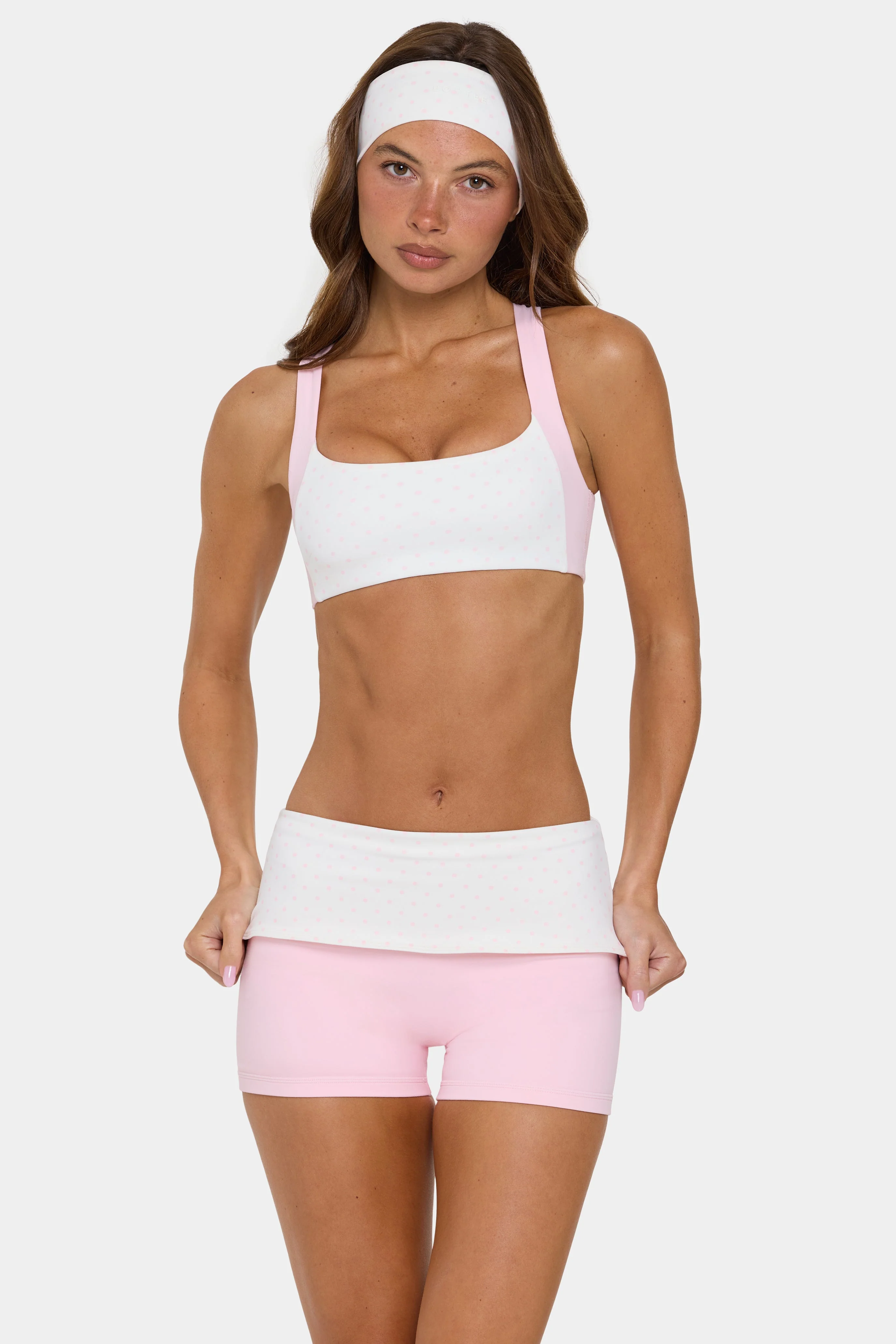 Soft Active Medium-Impact Sports Bra in Cotton Candy - Image 5