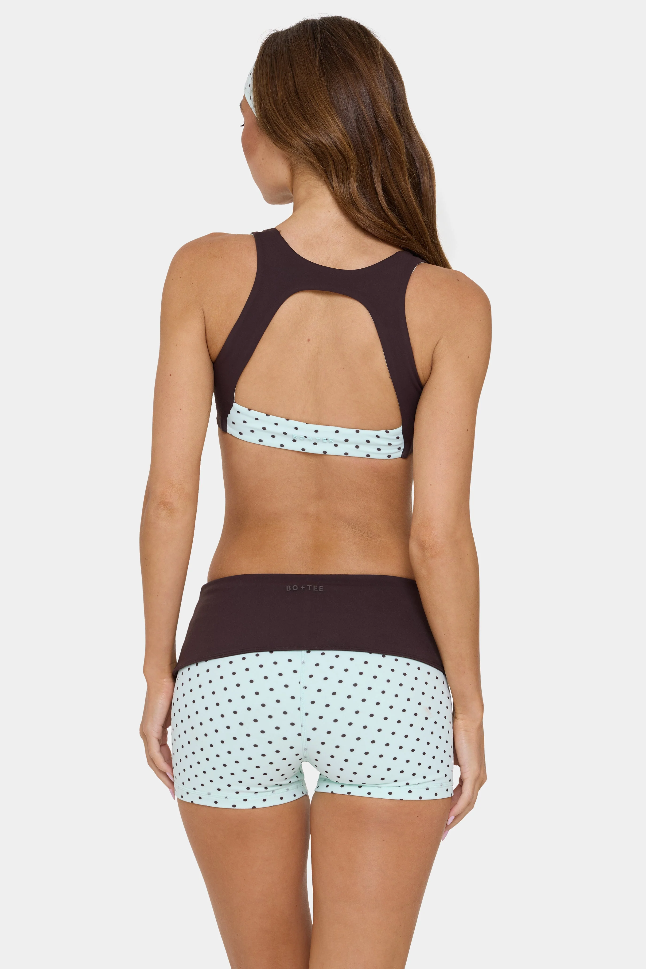 Soft Active Medium-Impact Sports Bra in Mint Chip - Image 3