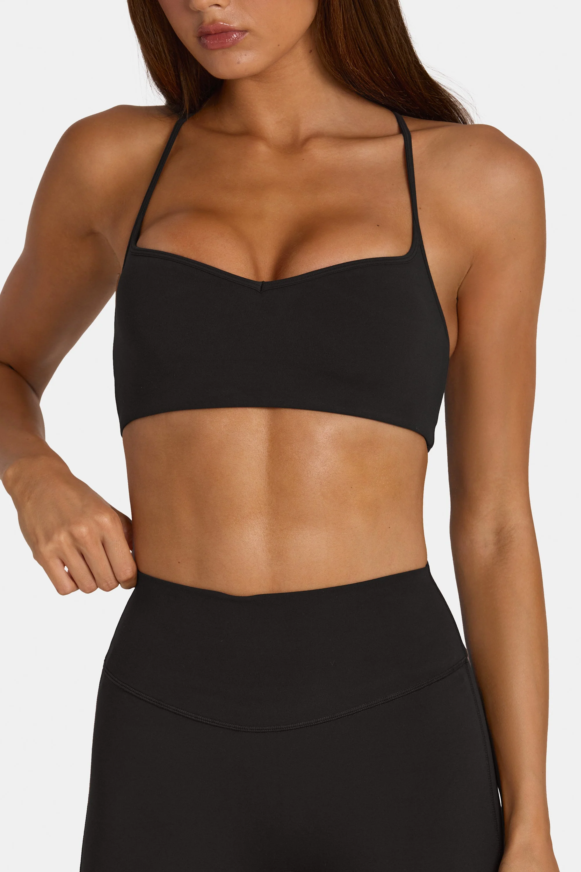 Soft Active Low-Impact Sports Bra in Black - Image 4