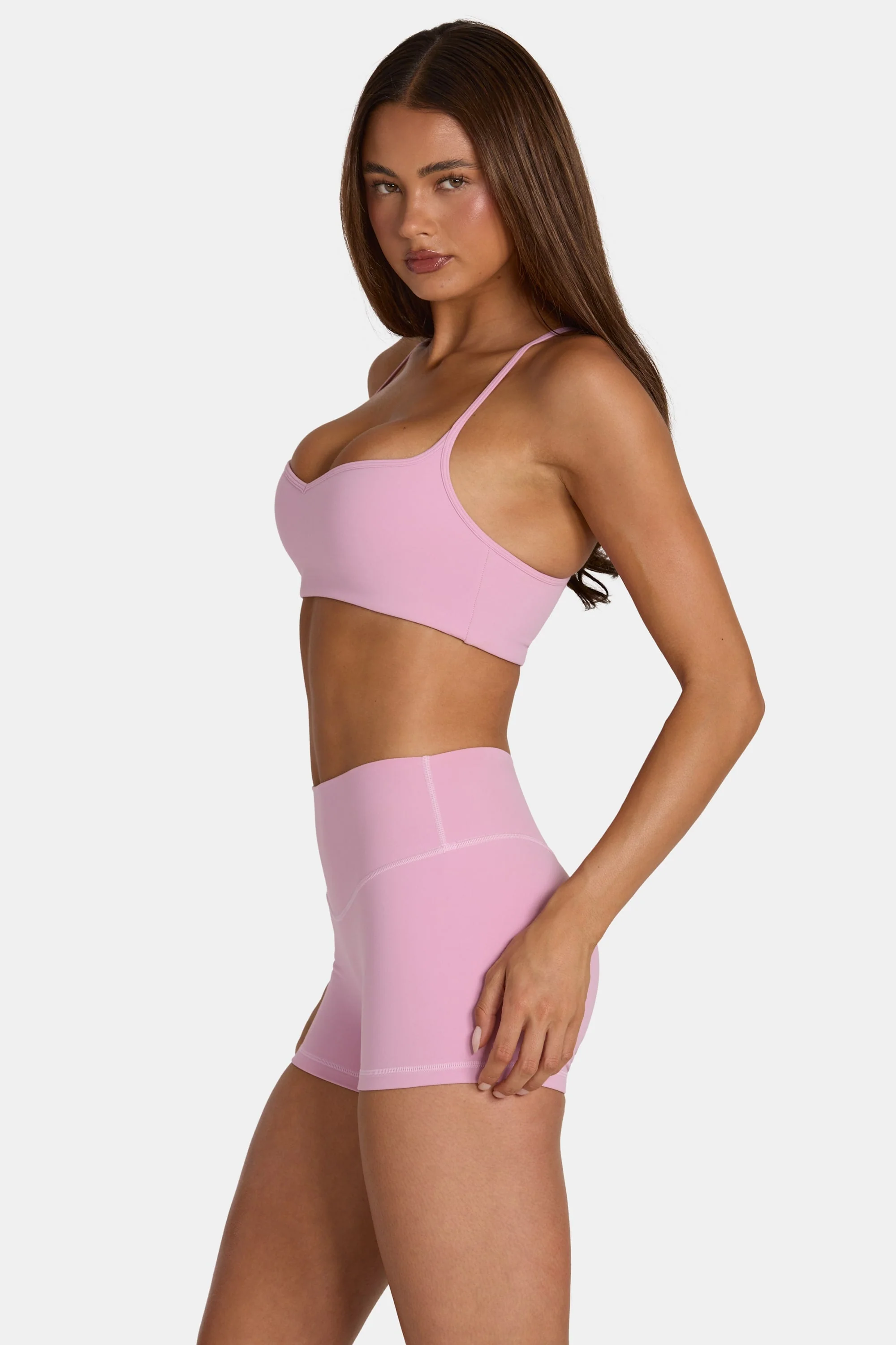 Soft Active Low-Impact Sports Bra in Sweet Pink - Image 3