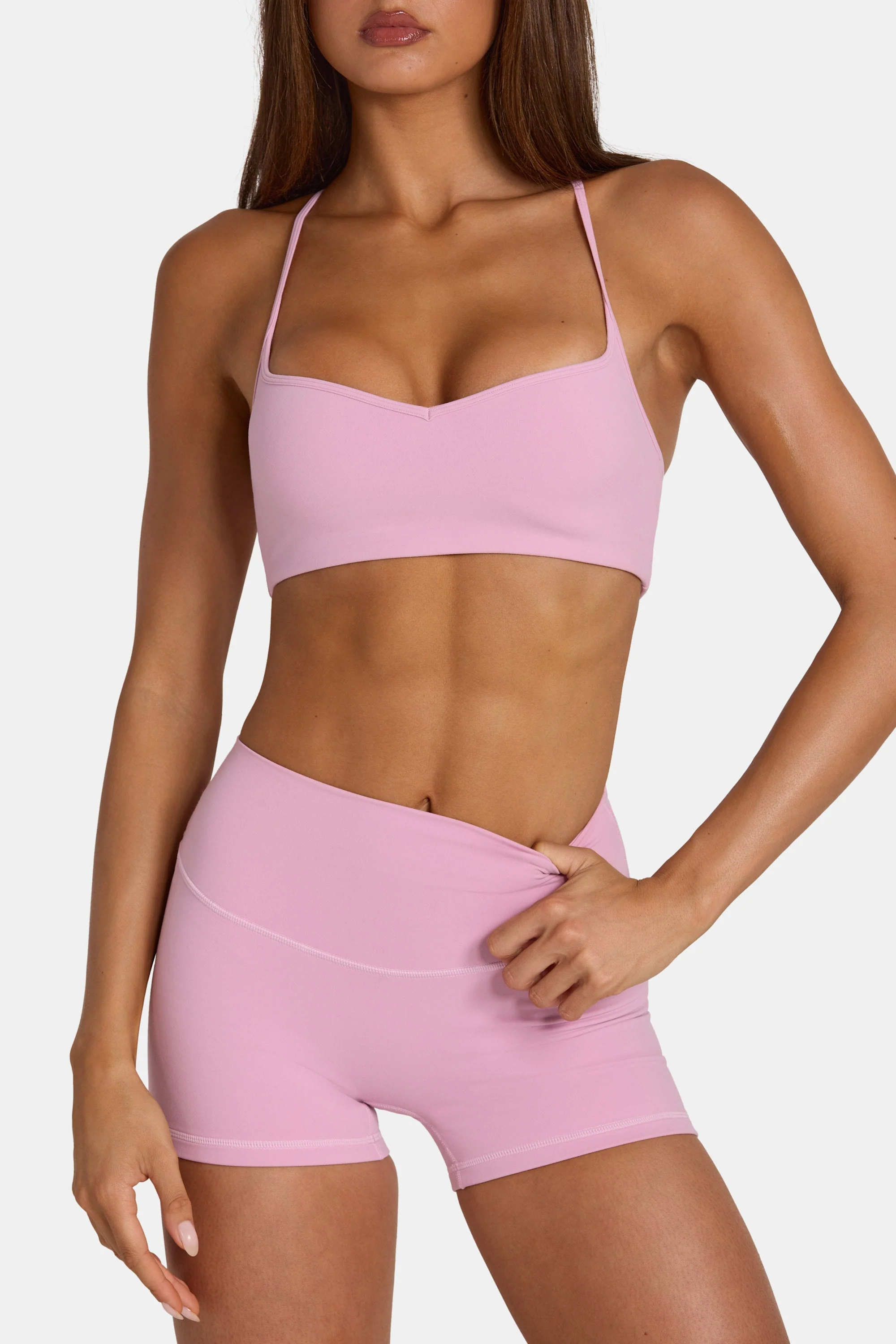 Soft Active Low-Impact Sports Bra in Sweet Pink - Image 4