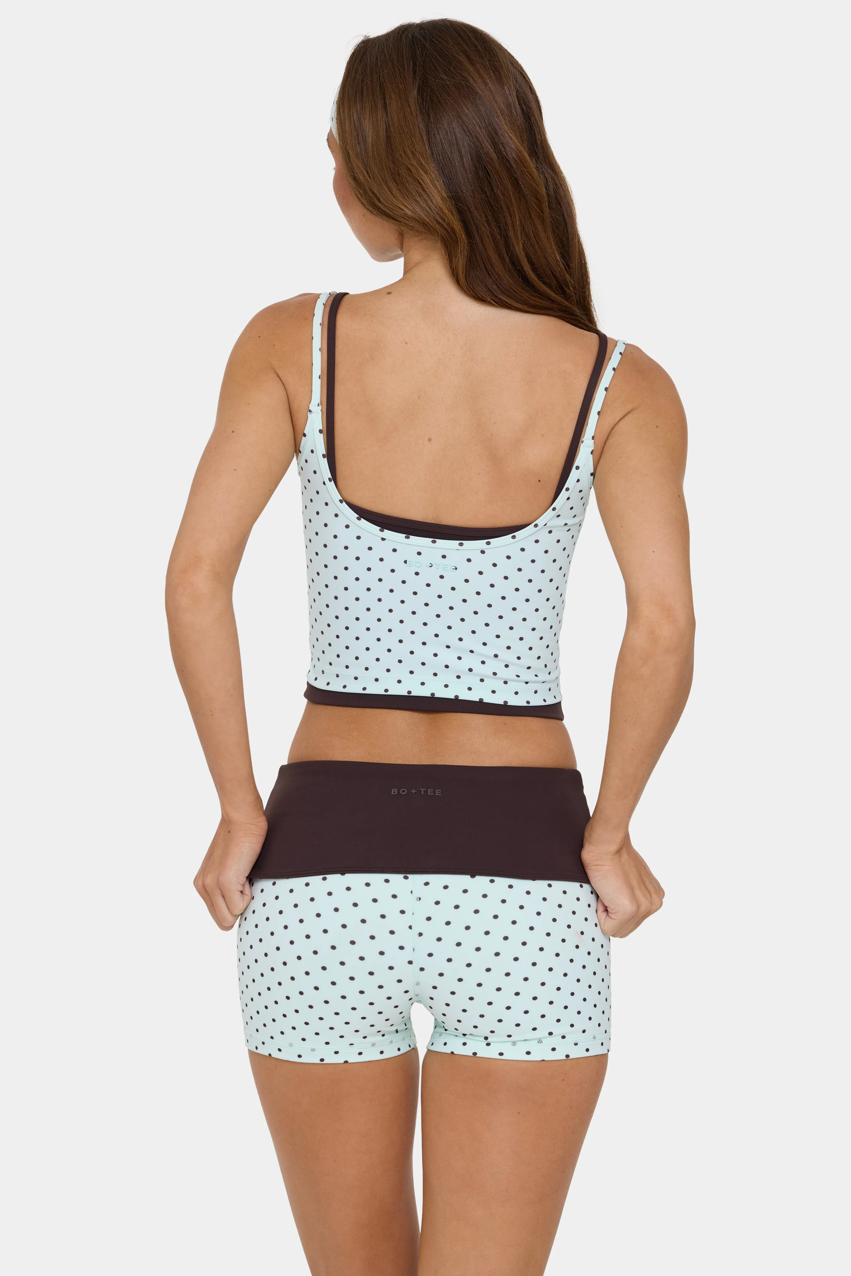 Soft Active Double-Layer Tank Top in Mint Chip - Image 3