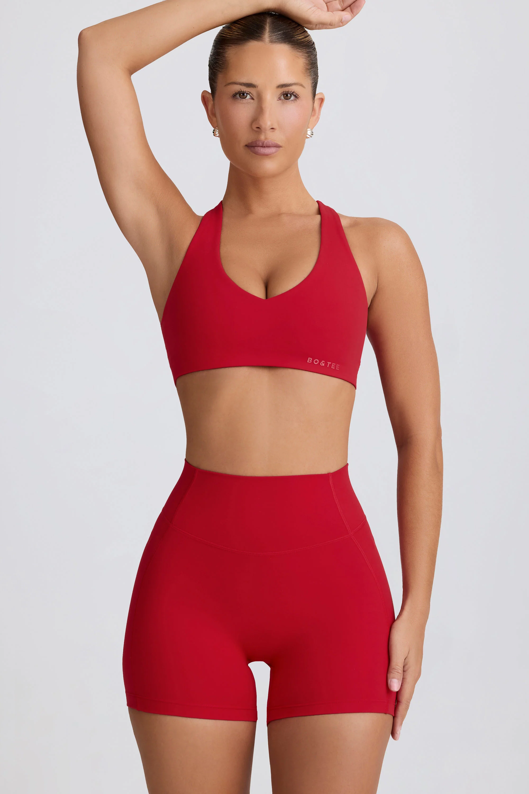 Soft Active Low-Impact Sports Bra in Hot Red - Image 8