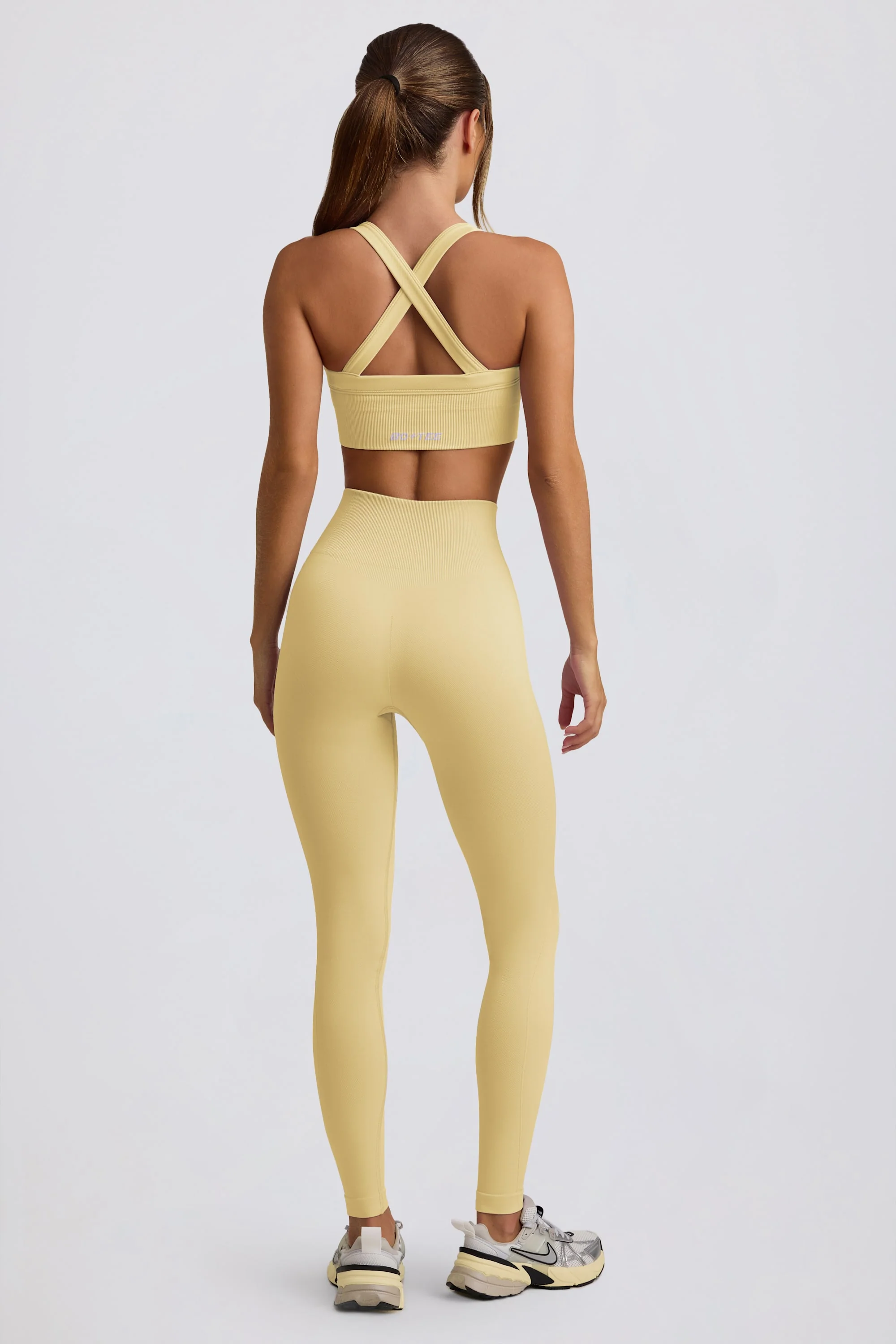 Super Sculpt Seamless High-Waist Leggings in Butter - Image 4