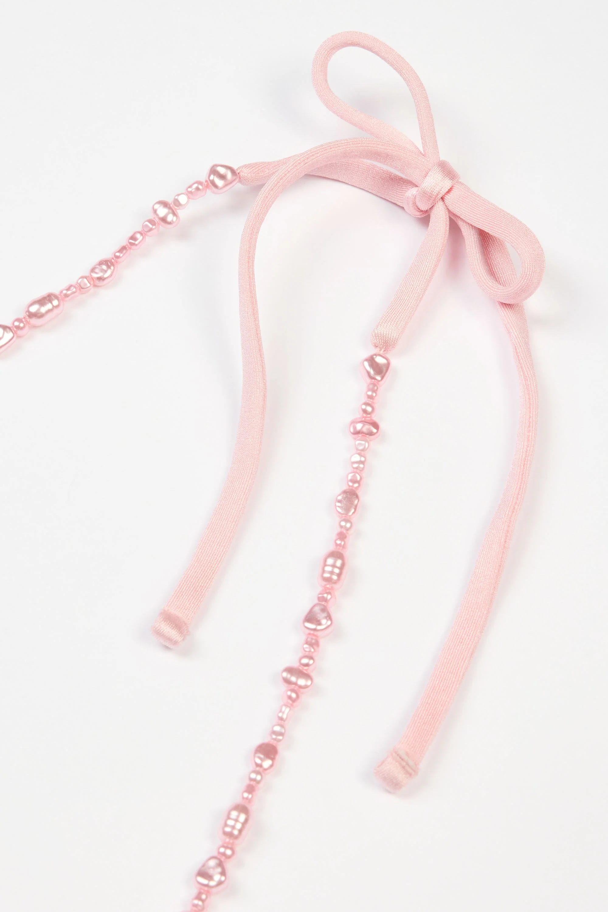 Triangle Bikini Top in Baby Pink - Image 5