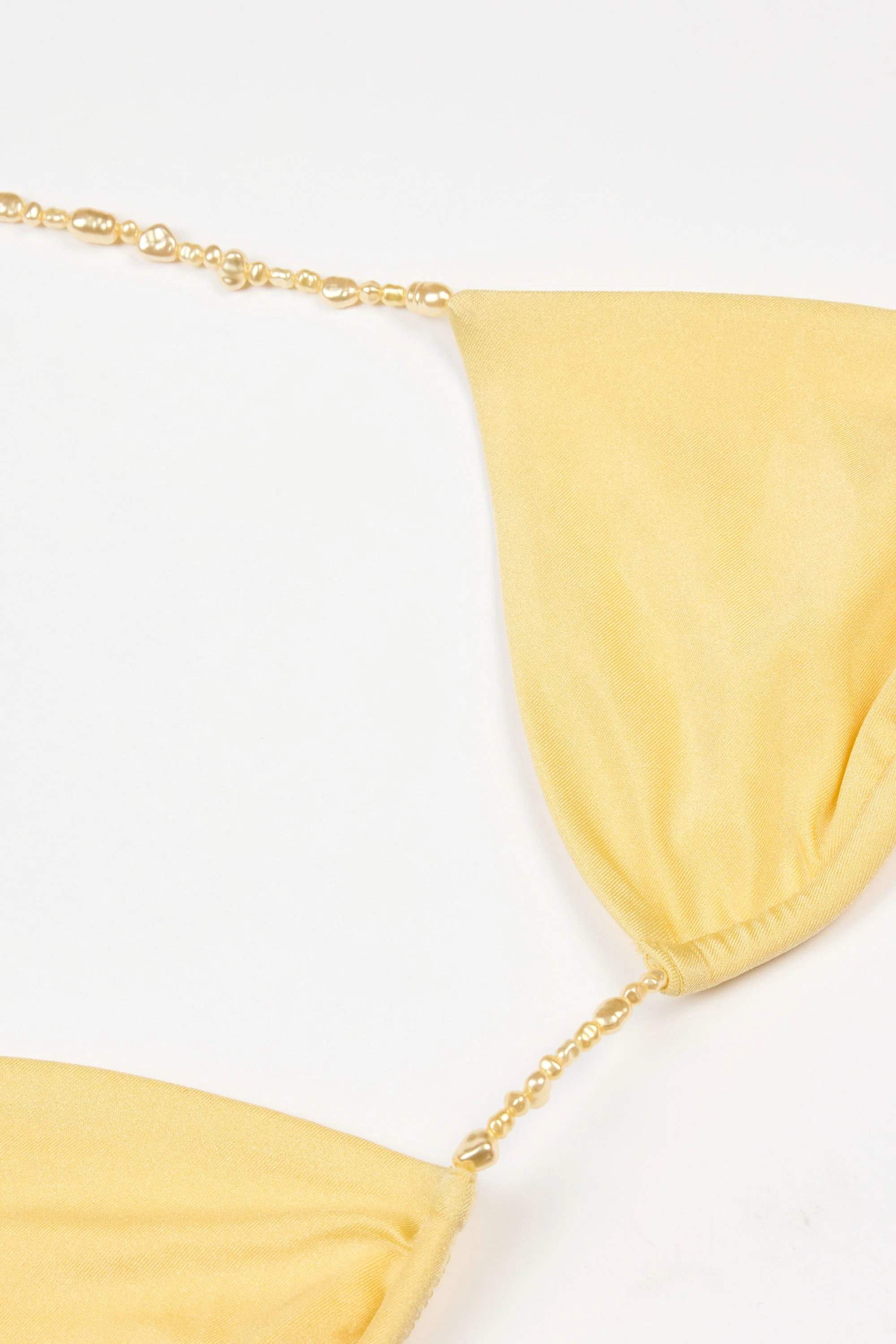 Triangle Bikini Top in Lemon - Image 5